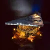 Zestaw oświetlenia LED dla Moc Jedha City i Empire Spaceship Model dla 21007 i 90007 Q06247830990