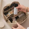 Aufbewahrungstaschen Große PU-Leder-Reise-Kosmetiktasche für Frauen Organizer Hochleistungs-Make-up-Tasche Weibliche Box