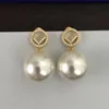 Luxurys Women Designers Stud Gold Earring Diamond Pearlings earrings Ears statud womens designs studsバースデーギフトレターf 22112106228d