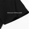 T-shirt da uomo di marca di moda di lusso con stampa di lettere sovrapposte, girocollo, manica corta, t-shirt casual estiva, top basic nero albicocca