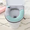 Tampas de assento no vaso sanitário 1 PC lavável capa lavável estilo desenho animado tape