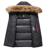 Canada Down Jacket Winter heren Koreaans kort verdikt getijdenmerk knappe gereedschap Goose Coat Raccoon hondenhaar