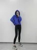 Womens Hoodies Yoga Scuba Lu-16 Sports Leisure Full Zip Jacket Plush Hoodie Gym Clothes Casual Running Classic Fashion 89174