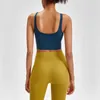 Camisoles Tanks Gym Clothes Women Underwears Align Camis Yoga Sports Bra Shockproofランニング高強度フィットネストレーニング
