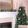 Décorations De Noël Décorations De Noël 20Cm Star Tree Topper Décoration De Paillettes Pour La Fête À La Maison Top Fivepointed Drop Delivery Ga Dhudi