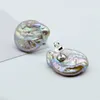 Boucles d'Oreilles Perles Femme Perles Naturelles Surdimensionnées Argent Blanc Baroque 925 pour Femme 221119