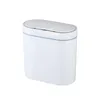 Waste Bins 8L Trash Can Automatic Smart Sensor Household Storage Bucket Kitchen Bathroom Waterproof for Toilet Bedroom 221119