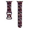 Smart Straps Happy Halloween Party Printed Silikon Strap Band Sport Bransoletka Band Fit Iwatch Series 8 Ultra 7 6 SE 5 4 3 dla Apple Watch 38 42 40 41 44 45 mm