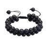 Kralen etherische oliearmband verstelbare kralen dubbele rijen lava rots per diffusie yoga verjaardag cadeau drop levering sieraden armbanden dh1s0