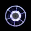 Table Mats Acrylic Crystal Ultra-thin Mini LED Christmas Nightclub Bar Party Vase Decoration Lamp Holder