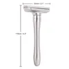 Razors Blades Justerbar säkerhet Razor Double Edge Classic Mens Rakning Mild till Aggressiv 18 File Hair Removal With10 Blades 221119