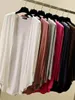 Kvinnors stickor 2022 Spring Summer Casual Loose Women Cardigan l￥ng￤rmad Modal Thin Coat Shirt Kvinnliga solskyddskl￤der Y6582