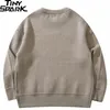 Мужские свитера мужчины 3 Doberman Dog Graphic Streetwear вязаная хип -хоп ретро -пуловер осень хлопок повседневный хипстер 221121