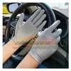 ST355 Super Thin Sun Protection Gloves M￤n Kvinnor Mod Pure Color Etiquette Dance Gloves Elastic Cycling Driving Glove