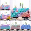 Chair Covers Colorful Thread Marble Pattern Printing Simple Elastic Sofa Cover 1-4 Seat Living Room SofaCover Furniture Decoration