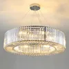 Pendantlampor Design El Lobby Crystal Chandelier Modern Belysning AC110V 220V Luster Matsal Living Light Fixtures