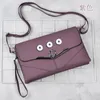 Jewelry Pouches Crown Good Quality PU Leather 18mm Snap Button Leaves-bag For Women MOM Girls QB2103