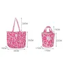 Вечерние сумки Hylhexyr розовые леопардовые сумки для плеча женская крупная мощность повседневная дама милые холст сумочка 221119