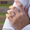 Pierścień Solitaire modny srebrny kolor klasyczny skręć palcem liną dla kobiet mody prezent ślubny s 221119