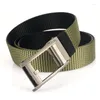 Cinture Cintura in tela unisex Design alla moda in lega girevole automatica da uomo doppio lato casual da esterno 120 cm