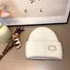Designer Brand Men's Luxury Beanie Hat Women's Autumn and Winter New Little Fragrance Fashion Classic C Letter Outdoor Warm Knit Hat Gift