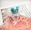Babysbreath mini bouquet Valentines Gift Dried Artificial Flower Creative Eternal Gypsophila Bouquets Soap Fleurs en gros CC