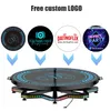 Led Stage Lighting 360 Degree Video Photobooth with Ring Lights Custom logo light filling panoramic photography automatic rotation 360 photo booth