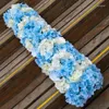 Decorative Flowers Artificial Silk Flower Wedding Road Lead Hydrangea Peony Rose For Arch Square Pavilion Corners Flores