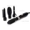 Curling Irons 4 In 1 Rotating Electric OneStep Hair Dryer Blower Volumizer Hairdryer Hood Air Brush Hair Styler 221119