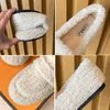 Klänningskor Fashion Luxury Lambool Loafers Moccasins Femme Winter Cotton Women Warm Plush Curly Furry Sheep Fur Flats 221119