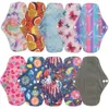 Feminine Hygiene Bamboo Cloth Sanitary Napkin Reusable Washable Menstrual Pads Women Towels Postpartum Nursing 221121