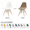 Крышка кресла Практическое бархат серебра для Eames крышка упругое оболочку сплошной цвето