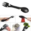 Stainless steel multi tool bottle can opener spoon cutlery multitool utensil fork tableware camp Picnic flatware Portable Spork