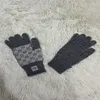 Ny 2023 Autumn Solid Color Gloves European American Designers for Men Womens Touch Screen Glove Winter Fashion Mobile Smartphone Five Finger Mittens