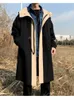 Мужские куртки Gmiixder SS Мужчина из капюшона Men Men Midlength Youth Korean Lood Breaker Madeny Lose Long Top Top Zipup Trench The 221121