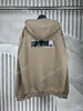 xinxinbuy Hommes designer Sweat à capuche Paris Sea Wave Broderie Bande de caoutchouc femmes Noir marron blanc surdimensionné XS-XL