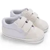 Sneakers Lovely born Baby Girl Boy Soft Shoe Anti Slip Canvas Sneaker Trainers Prewalker Black White 018M 221119