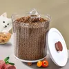 Bouteilles de stockage WHYY Boîte à riz à l'épreuve des insectes Seau Seau à grains scellé Contenant pour aliments pour chiens Snack Organisation Réservoir Accessoires de cuisine à domicile