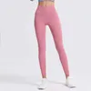 Leggings pour femmes leggings pantalons de yoga sexy Pilates élastiques à la hanche serrée Sports Sports Legging Legging Vêtements Femmes Alignez le yogas Nude haute taille DFDGDF2