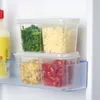 Botellas de almacenamiento 2 unids/set Scallion Caja de ajo Accesorios para el hogar Contenedores de refrigerador para el hogar Cajas de plástico Cocina y organizador