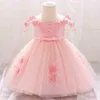 2022 Tören Bebek Bebek Kız Giysileri Sequin Elbise Prenses Elbiseler Partisi Giyim 0 1 2 Yıl Y220510