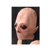 Party Masks Alien Mask Carnival Halloween Big Eye Eye Eye Festival Party Cosplay Costume Supplies fl Face Breatble Drop Delivery Hom DH0SC