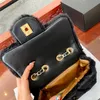 CC Bags Luxury Brand Axel Bags Womens Classic Mini Flap Sqaure Fluffy Bags Gold Metal Matelasse Chain Crossbody Purse Cosmetic Case Turn Turn