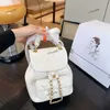 CC Bags Luxury Brand рюкзак в стиле масляная восковая кожа Классическая лоскутная сумка для рюкзака большая емкость мателассе