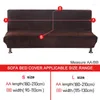Stuhlhussen Plüschstoff Sofabettbezug Universalgröße Armloser Klappsitzbezug Stretch für Heimcouch Elastischer Schutz