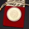 Jewelry Pouches 2022 Year Rat Commemorative Coin Chinese Zodiac Souvenir Golden Mouse Collection Art Craft With Gift Bags