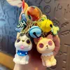 Keychains Pet Cat Key Chain Cartoon Cute Husky Keychain Creative Couple Resin Dog Doll Key Ring Women Bag Pendant Jewelry Gift Accessories T220909