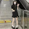 Etnik Giyim Zarif Siyah Qipao Gece Elbise Kadınlar Yaz Çin Stili Artı Boyut Kabarcık Kolu Cheongsamlar Geleneksel Elbiseler