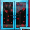 Christmas Decorations Christmas Decorations White Snowflake Static Sticker Window Glass Stickers Festive Holiday Party Home Decor Dr Dh579