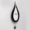 Wall Clocks Water Droplets Swing Clock Modern Design Nordic Style Living Room Fashion Creative Bedroom